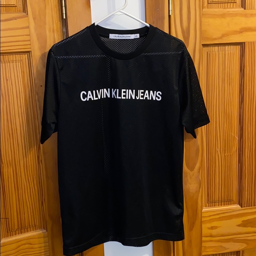 Mesh short sleeve Calvin Klein shirt